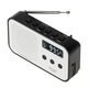 Radio digital PLL, Adler, AM/FM, AD 1907, 40 statii, alimentare USB-C, acumulator 600 mAh