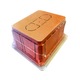 Doza, Cutie de Derivatie, Cu Capac de Carton pentru Protectie Tencuiala, Montaj Incastrat, Montarea Capacului ( Cu Suruburi), Halogen Free, IP40, 120x100x70mm, EC350C3P Elettrocanali Italia