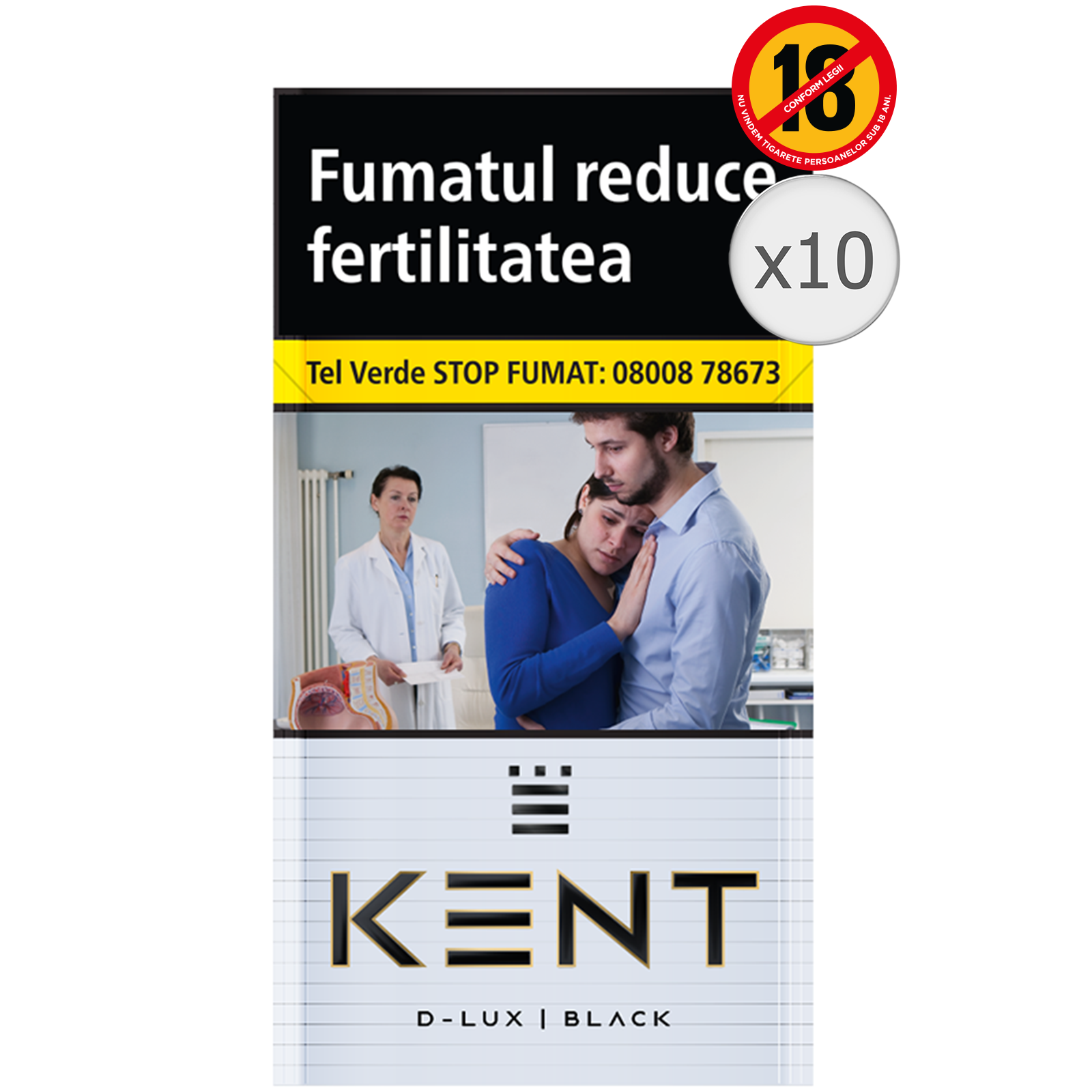 Cartus Kent D-Lux Black - eMAG.ro