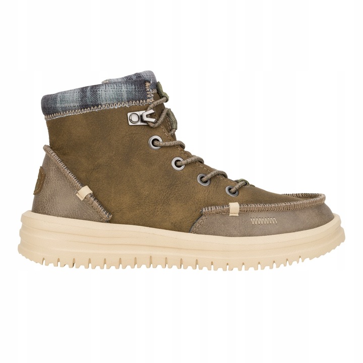 Pantofi Copii Cizme Iarna Piele, HeyDude, Bradley Youth Classic, Maro, Maro