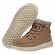 Ghete Chelsea de piele naturala pentru Femei, HeyDude, Bradley Boot Leather, Maro, Maro