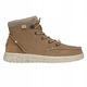 Ghete Chelsea de piele naturala pentru Femei, HeyDude, Bradley Boot Leather, Maro, Maro