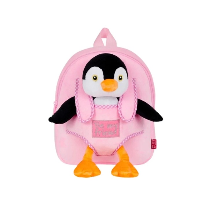 Óvodai hátizsák, Perletti, Peggie the Penguin modell, 27 cm, Perletti Toys kollekció