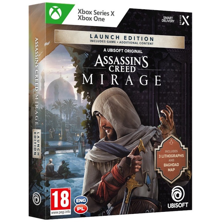 Az Assassin's Creed Mirage Launch Edition játék Xbox One/X sorozatra