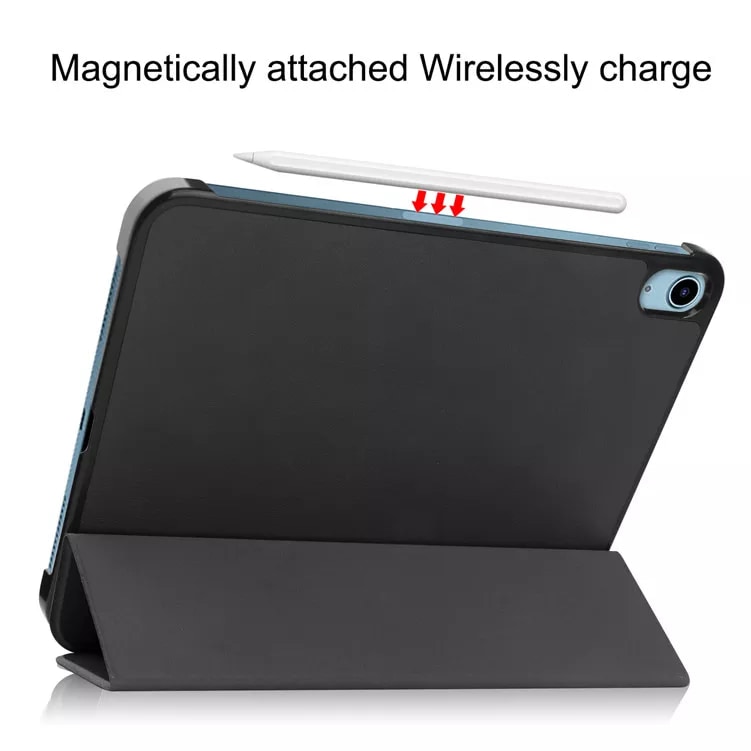 Husa pentru iPad 11 2025, iPad 10 2022 Light & UltraSlim, tip stand cu functie wake-up/sleep, Aiyando, negru