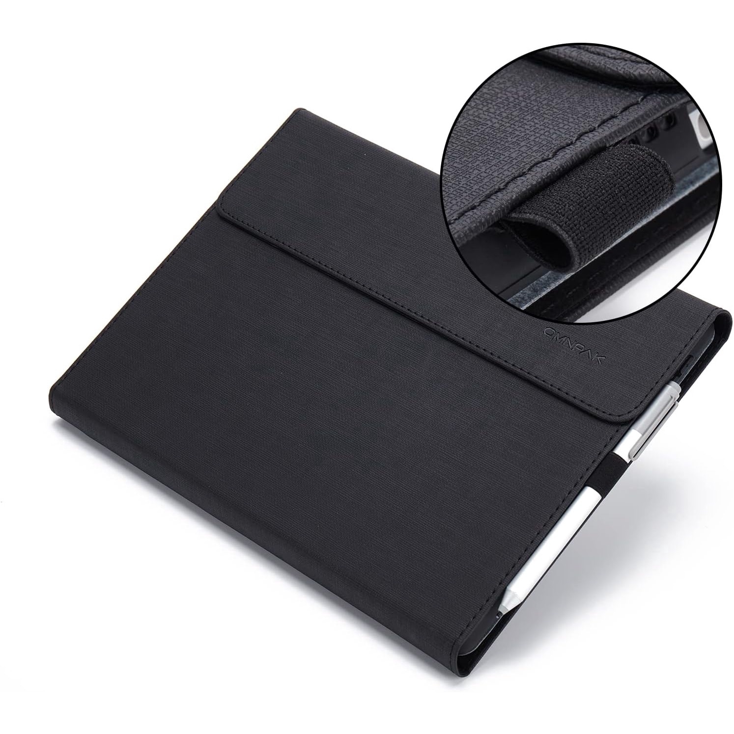 Husa Omnpak pentru Microsoft Surface Pro 8, unghi reglabil de vizualizare, compatibila cu tastatura Type Cover, Negru