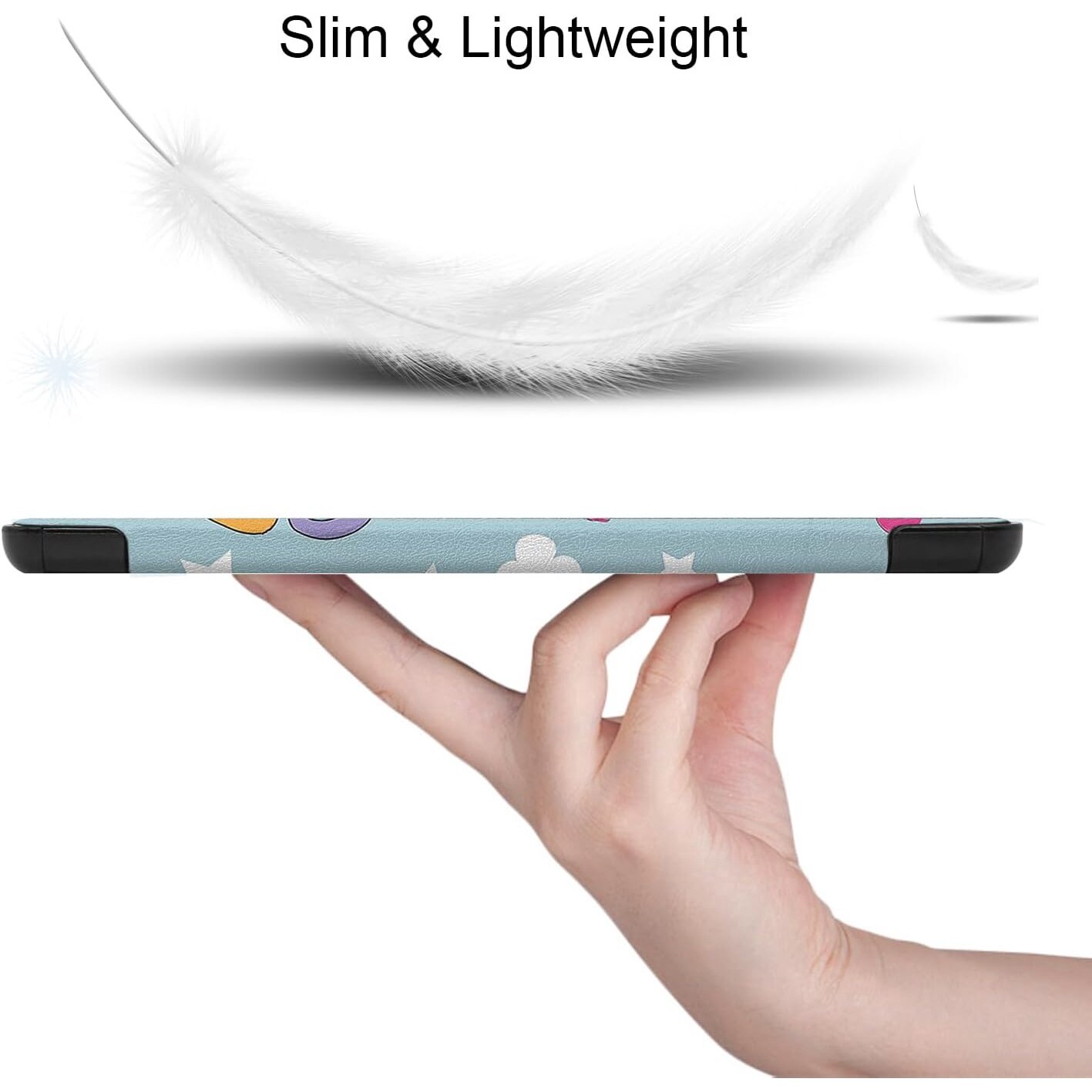Husa pentru iPad 11 2025 tip stand functie sleep/wake-up, protectie 360 - unicorn