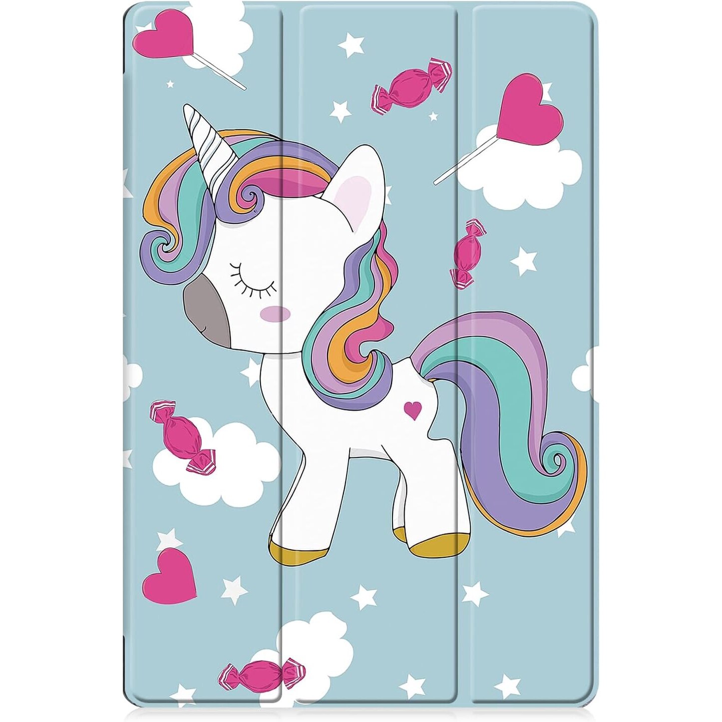 Husa pentru iPad 11 2025 tip stand functie sleep/wake-up, protectie 360 - unicorn