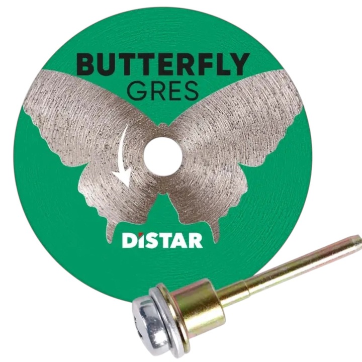 Mini gyémánt tárcsa Distar Butterfly bilinccsel, méret 45x0, 6x5, 8/3, 2-3, 0F