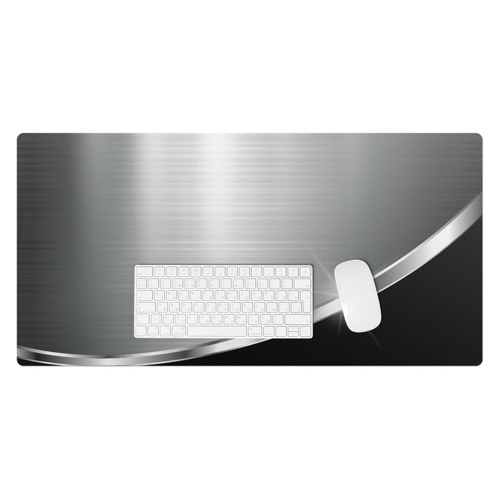 Mapa de birou, Wallfluent, Suprafata metalica, Gri, 90x45 cm, 010250300040100009125