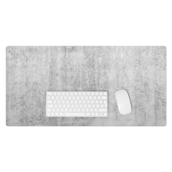 Mapa pentru birou, Wallfluent, Textura de beton, Gri, 90x45 cm, 010250300040100030572