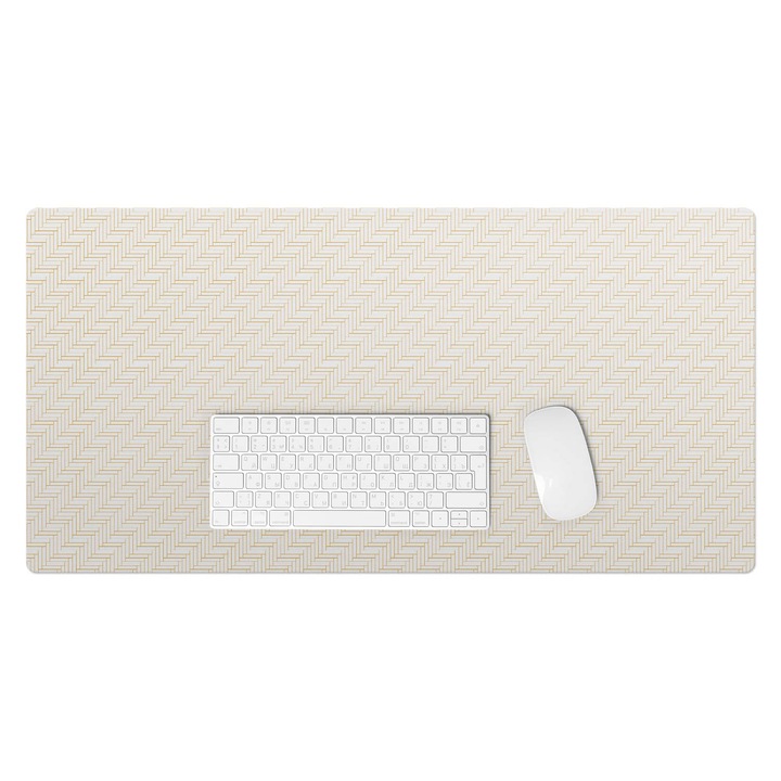 Mapa de birou, Wallfluent, oase geometrice, Bej, 90x45 cm, 010250300040100033429