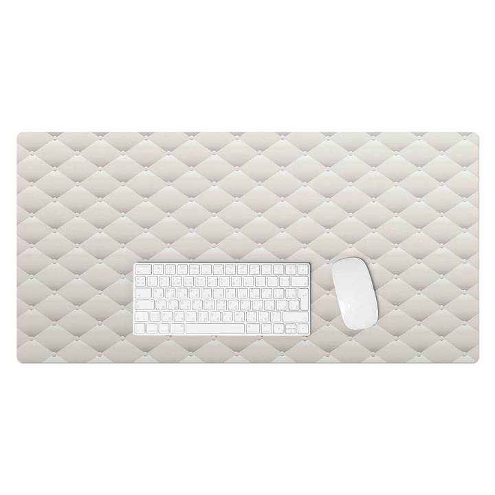 Mapa pentru birou, Wallfluent, Model matlasat elegant, Cremos, 90x45 cm, 010250300040100054917