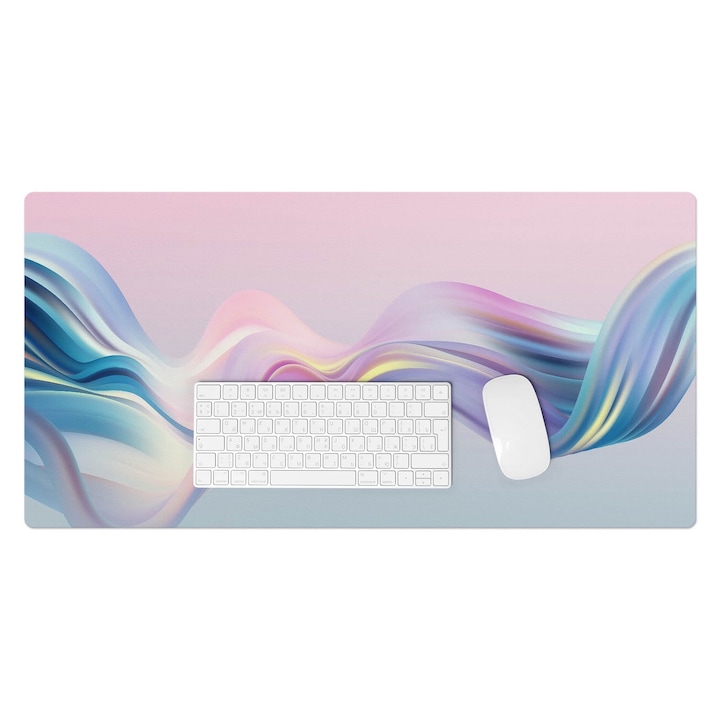 Mapa de birou, Wallfluent, Valuri pastelate, Roz, 90x45 cm, 010250300040100075352