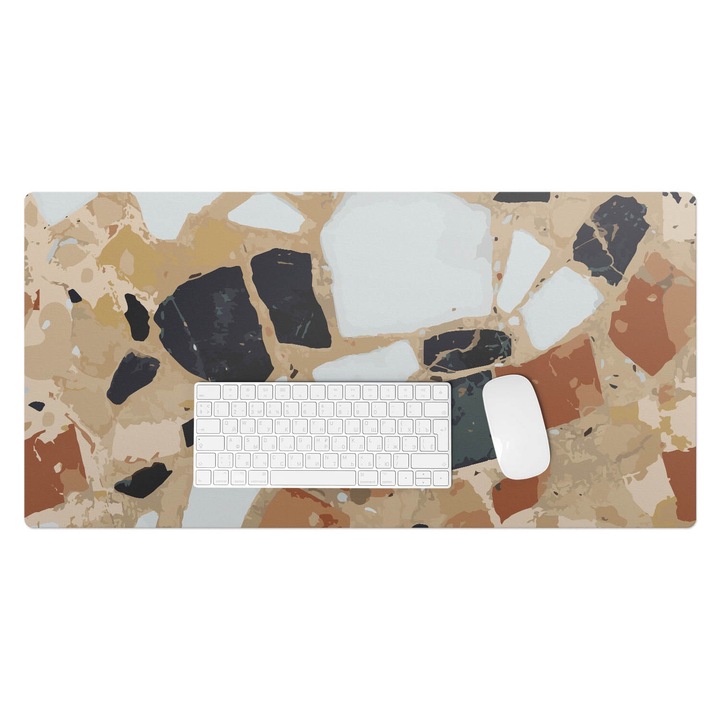 könyökalátét, Wallfluent, Kő mozaik, Bézs, 90x45 cm, 010250300040100077429