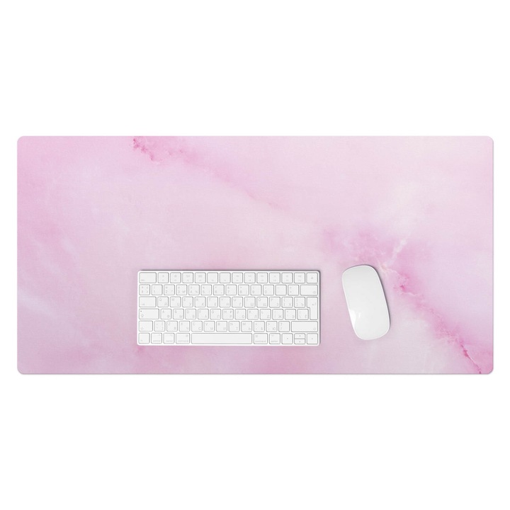 Mapa birou, Wallfluent, Marmura delicata, Roz, 90x45 cm, 010250300040100282843