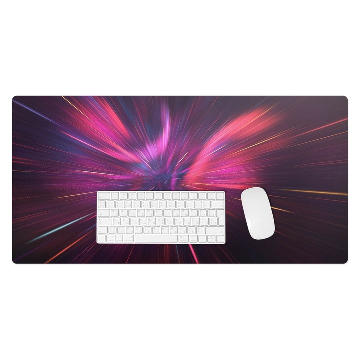 Protectie birou, Wallfluent, Eruptii cosmice, Violet, 90x45 cm, 010250300040100282898