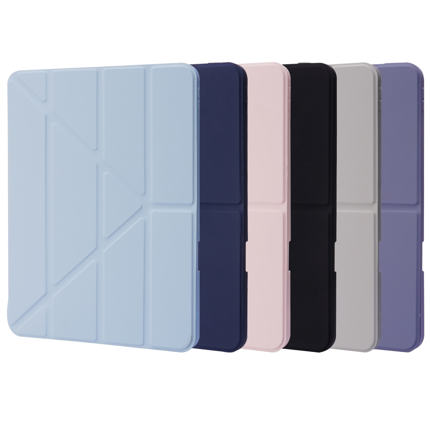 Husa tableta compatibila cu iPad Air 11, Acryl transparent, Protectie completa, Negru