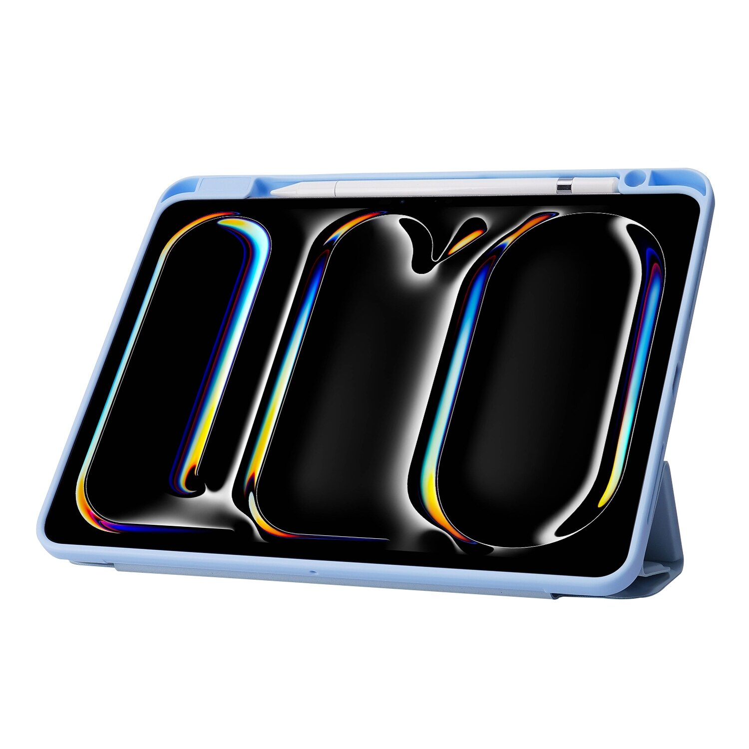 Husa tableta compatibila cu iPad Air 11, Acryl transparent, Protectie completa, Negru