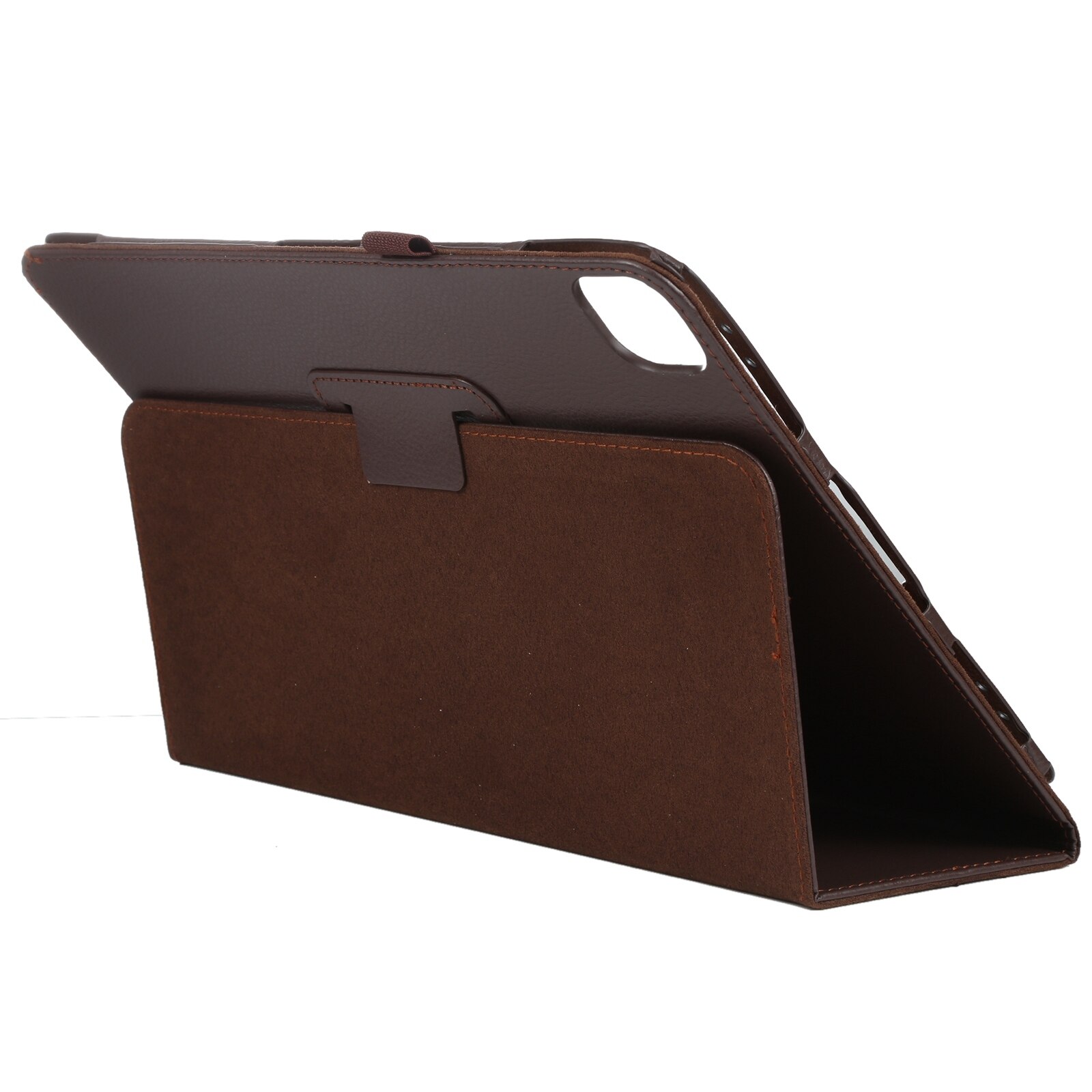 Husa tableta compatibila cu iPad Pro 11, Textura Litchi, Culoare maro