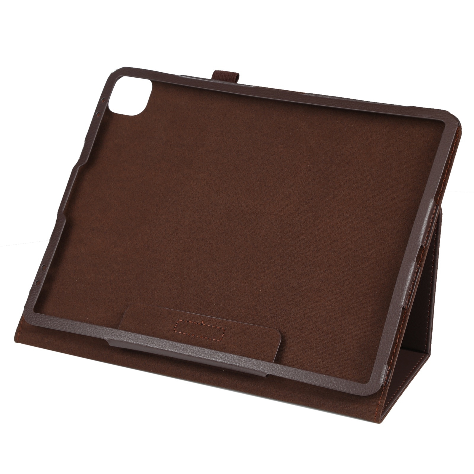 Husa tableta compatibila cu iPad Pro 11, Textura Litchi, Culoare maro