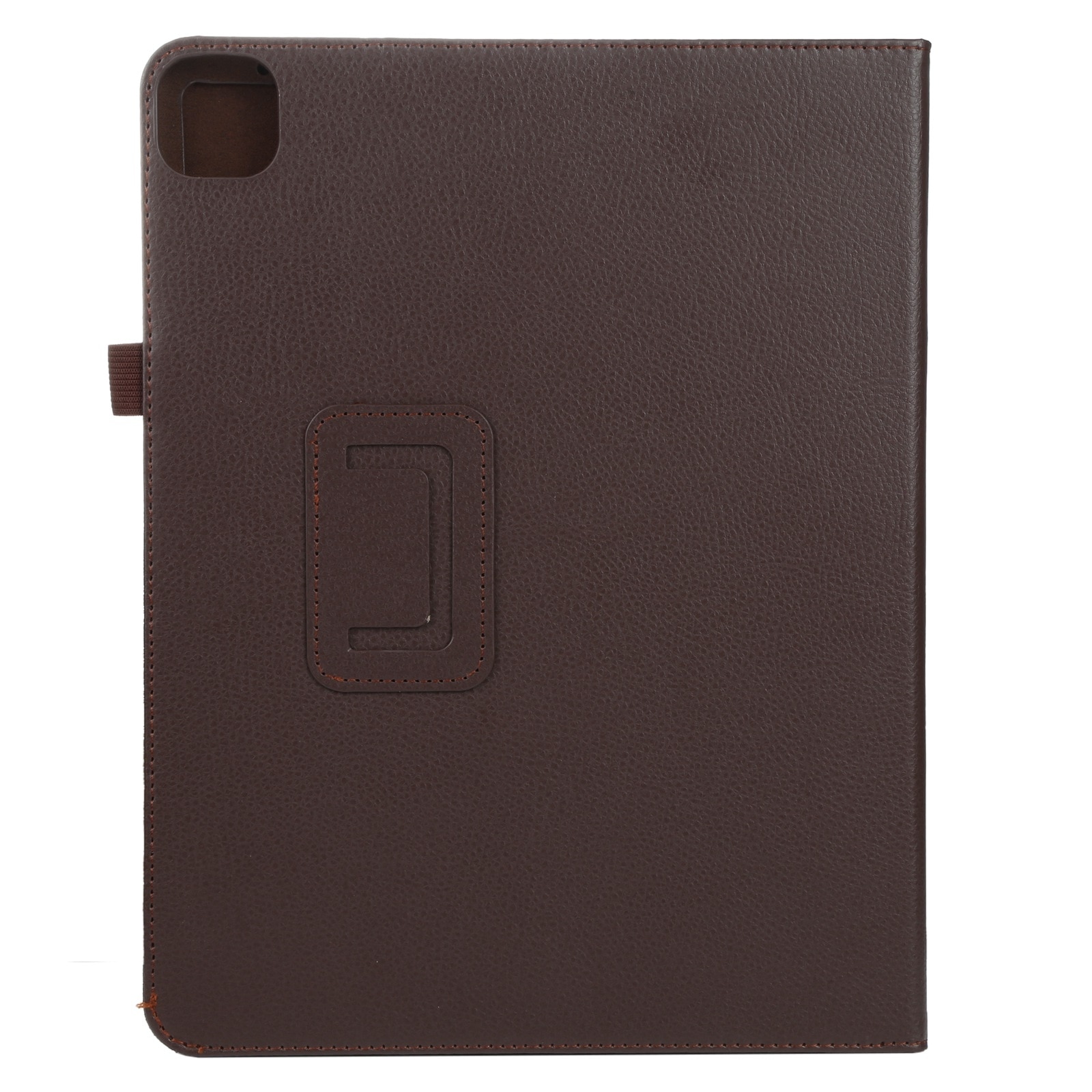 Husa tableta compatibila cu iPad Pro 11, Textura Litchi, Culoare maro