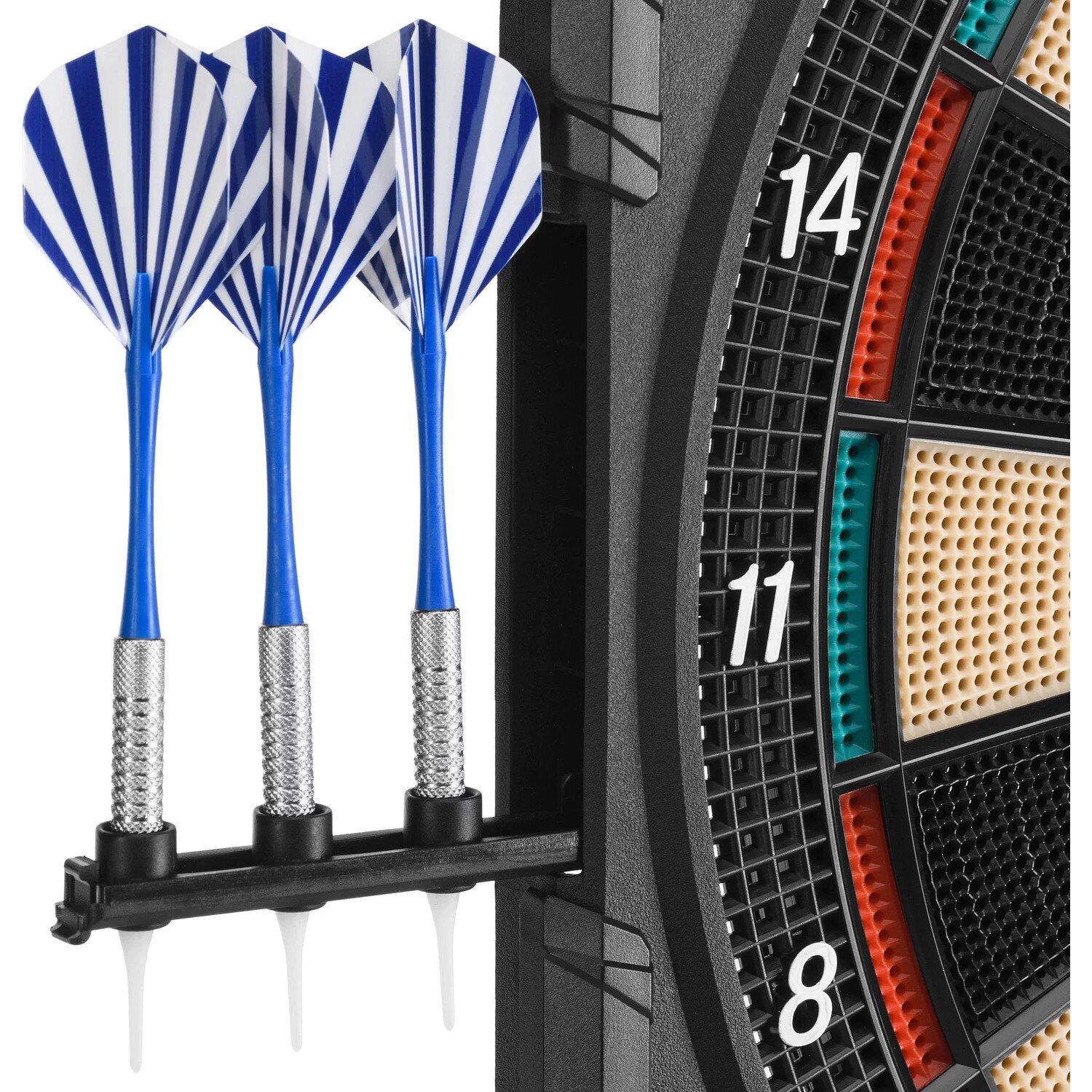 Dartboards electric, DB1800, 27 jocuri, 6 sageti, 50 varfuri