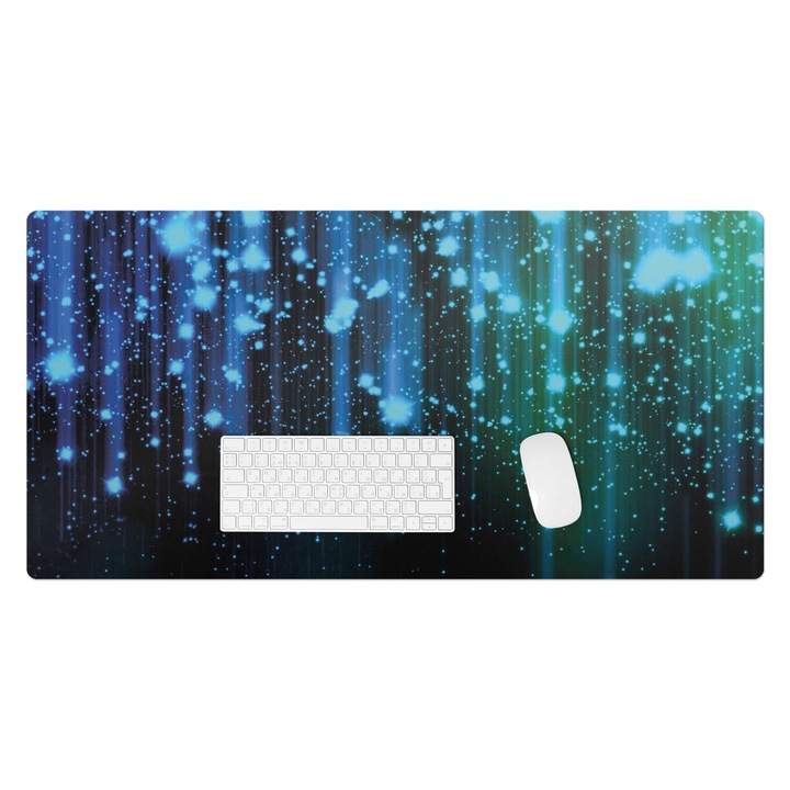 Mapa pentru birou, Wallfluent, Dunuri luminoase, Albastru, 100x50 cm, 010250300020100019107