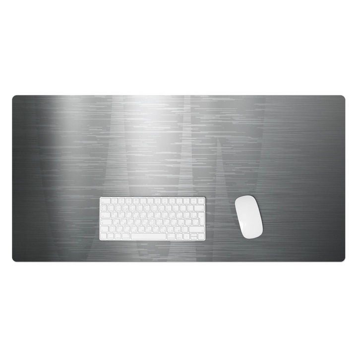 Mapa birou, Wallfluent, Linii verticale si umbre, Gri, 100x50 cm, 010250300020100005946