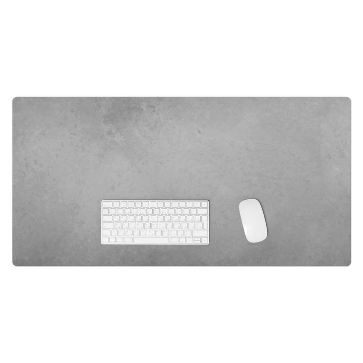 Mapa de birou, Wallfluent, Textura de beton, Gri, 100x50 cm, 010250300020100007962