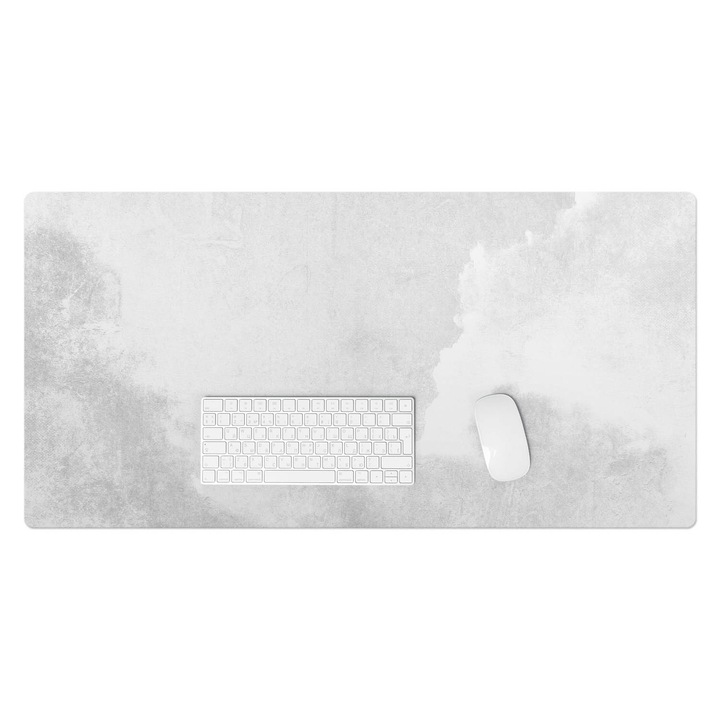 Mapa pentru birou, Wallfluent, Nori si textura, Gri, 100x50 cm, 010250300020100011259