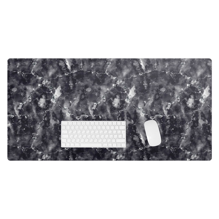 Protectie birou, Wallfluent, Abstractia din marmura, Multicolor, 100x50 cm, 010250300020100033393