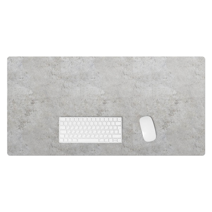 Protectie birou, Wallfluent, Textura de beton, Gri, 100x50 cm, 010250300020100020858