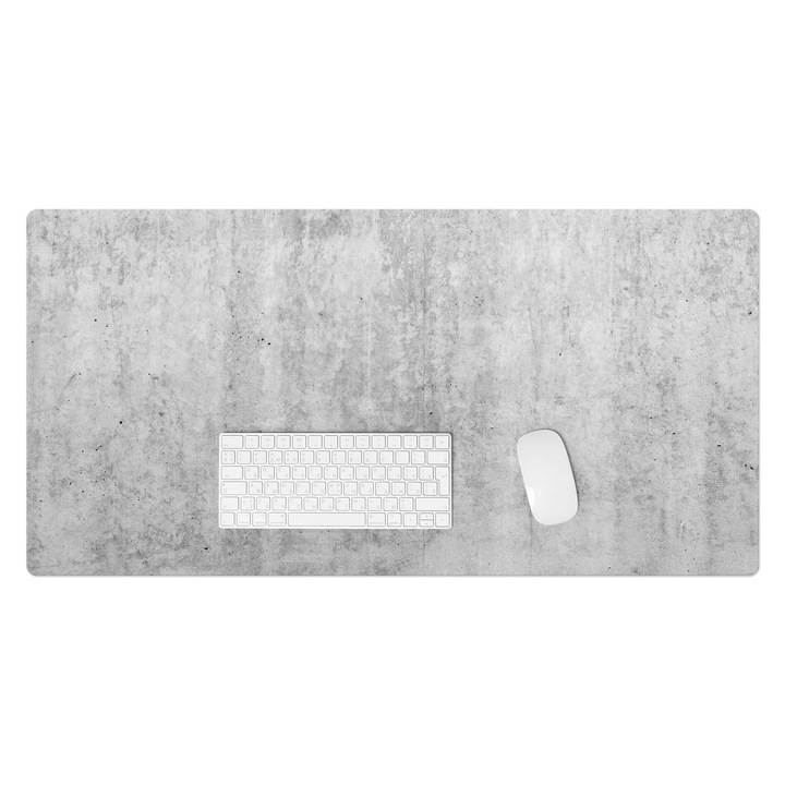 könyökalátét, Wallfluent, Beton textúra, Szürke, 100x50 cm, 010250300020100030572