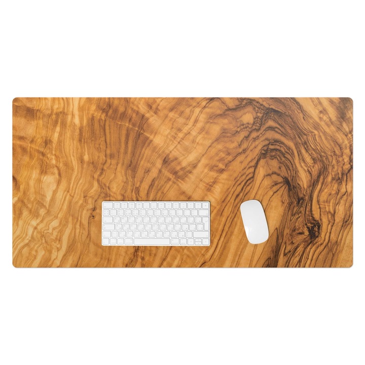 Mapa de birou, Wallfluent, Granulatie de lemn, Maro, 100x50 cm, 010250300020100057127