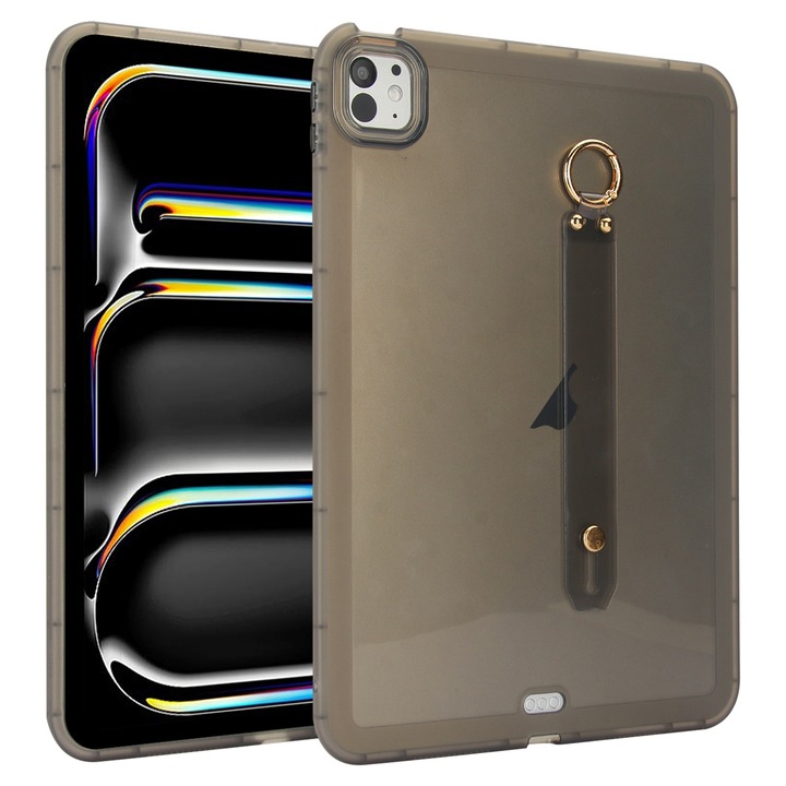 iPad Pro 11-gyel kompatibilis táblagép tok, csuklótámasz, hibrid PC/TPU, fekete