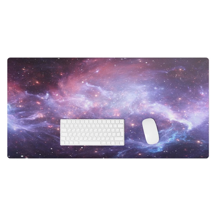 Íróasztal könyökalátét, Wallfluent, Űrköd, Ibolya, 100x50 cm, 010250300020100282888