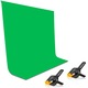 Fundal foto Zeaicos, 150x200cm, verde/negru/alb/gri, set cu clips