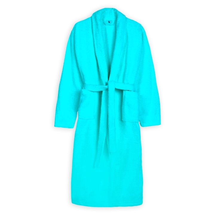 Halat de baie si SPA Hotel cu guler Kimono 100% Bumbac, unisex, gr./mp