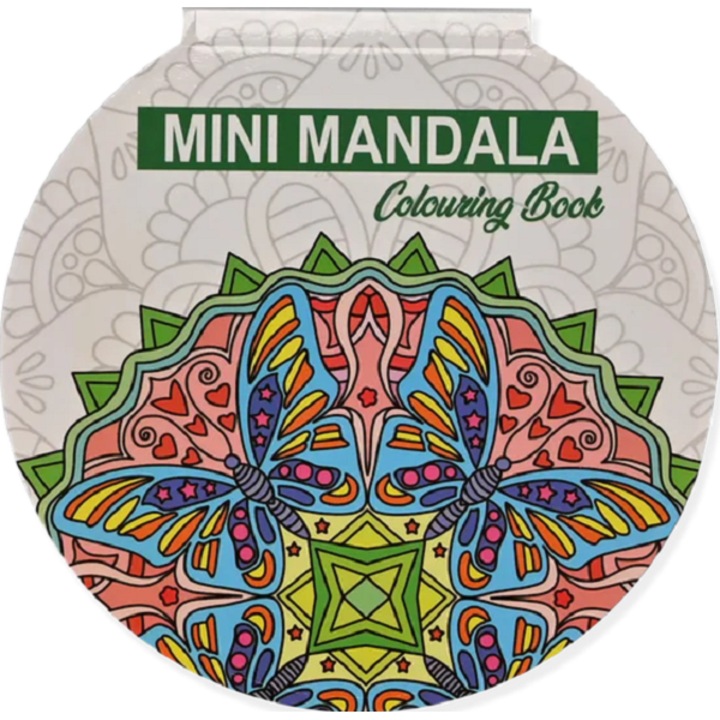 Mini Mandala De Colorat. Verde