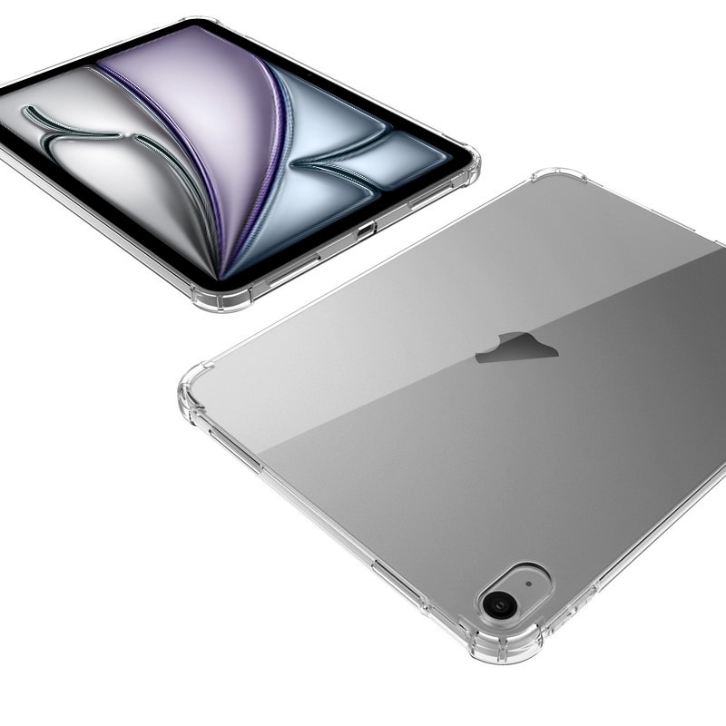 Husa tableta compatibila cu iPad Air 11, Shockproof, Protectie completa, Transparent