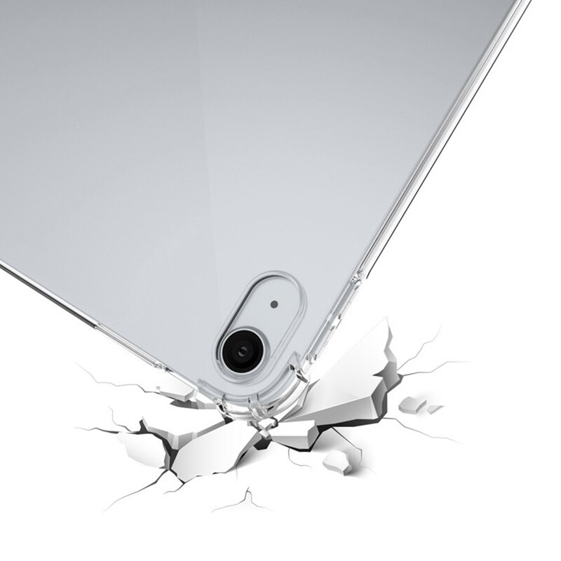 Husa tableta compatibila cu iPad Air 11, Shockproof, Protectie completa, Transparent
