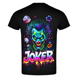 Tricou Unisex cu imprimeu Joker 2, bumbac, L - eMAG.ro