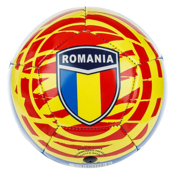 Minge Fotbal Romania Size 2, Material Durabil, Design Original, Ideal pentru Antrenamente, Usor de Folosit pentru Copii