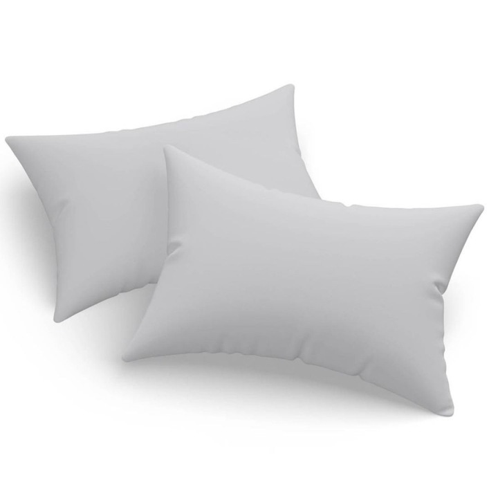 2 db polipamut párnahuzat készlet, 50x70 cm, Eponj Home, tömör szürke