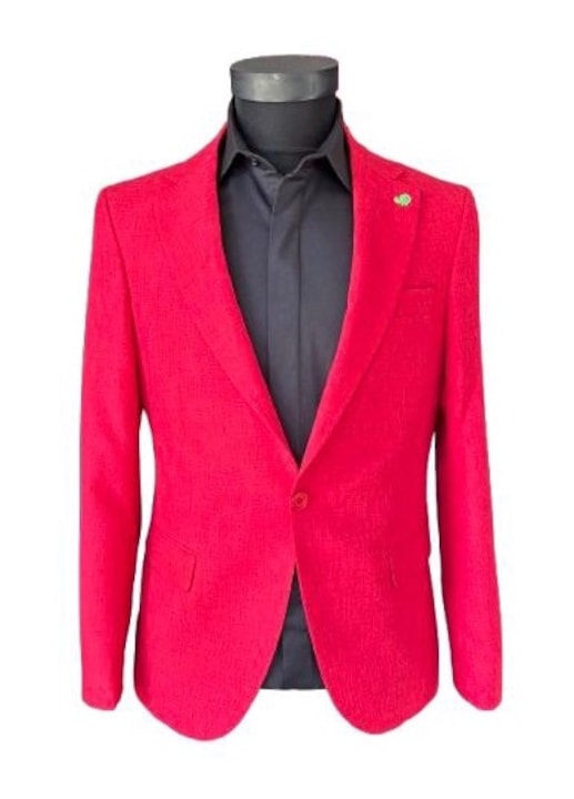 Sacou Slim Fit A-515, Rosu