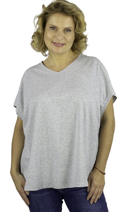 Tricou de dama Mela, Gri