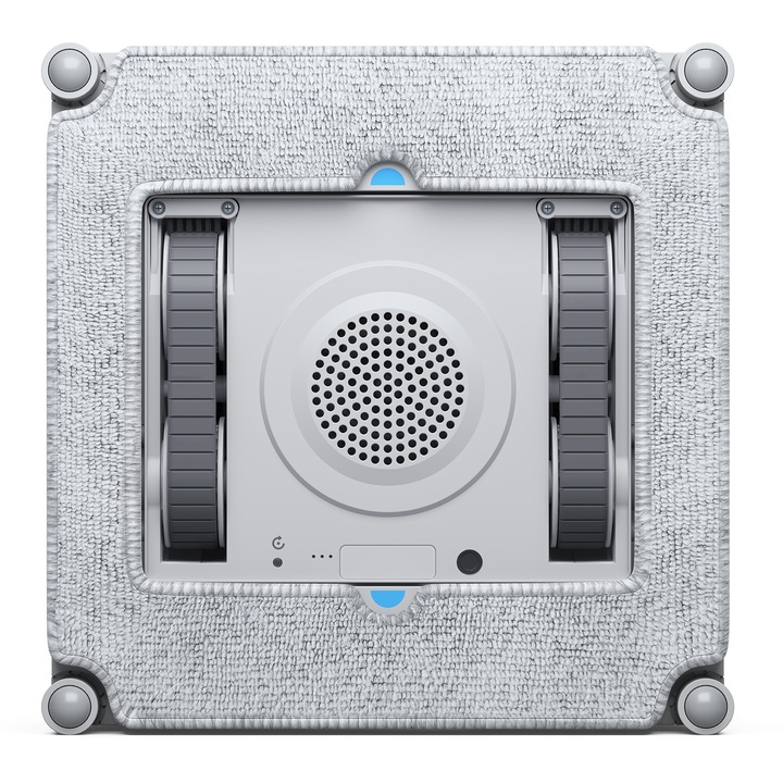 Aspirator de curatat geamuri WINBOT MINI Grey Ecovacs, tehnologie WIN-SLAM 3.0, putere de aspirare 3200Pa, capacitate rezervor apa 60ml, pad microfibra, 3 moduri de curatare, alb