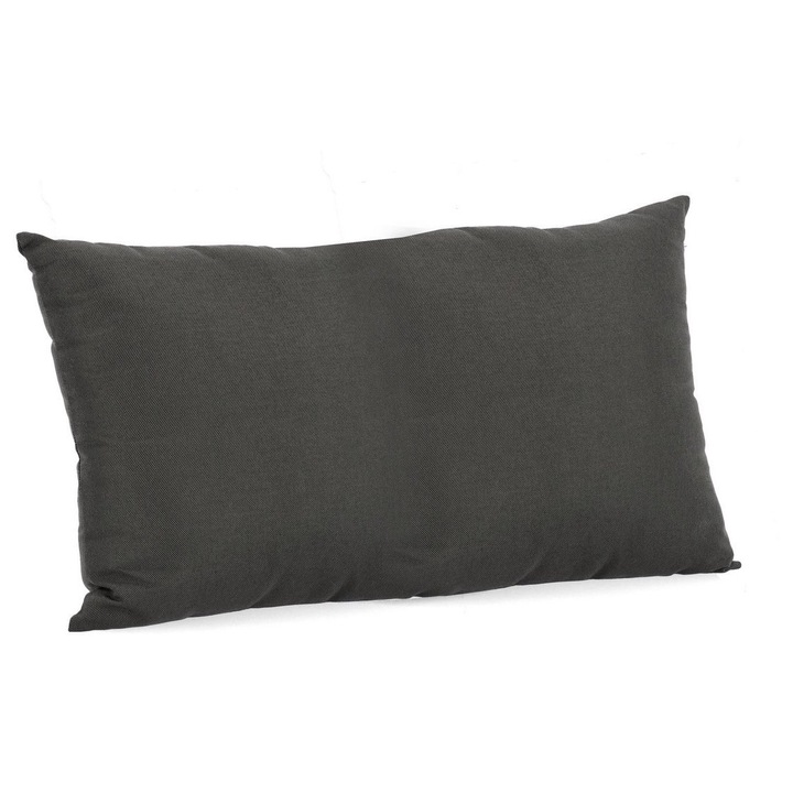 Set 4 perne decorative textil gri antracit 30x50x15 cm