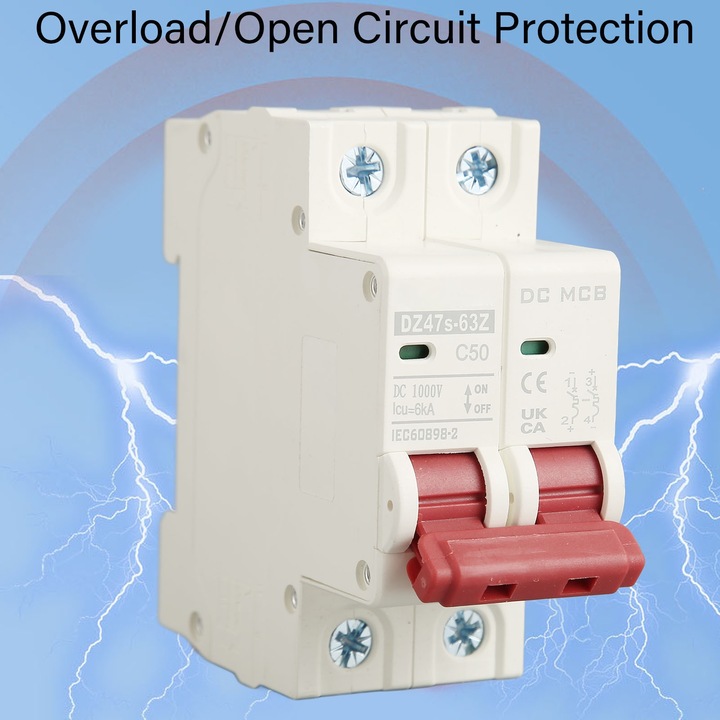 Intrerupator DC 6000A Enforose PV 2P 50A 1000V